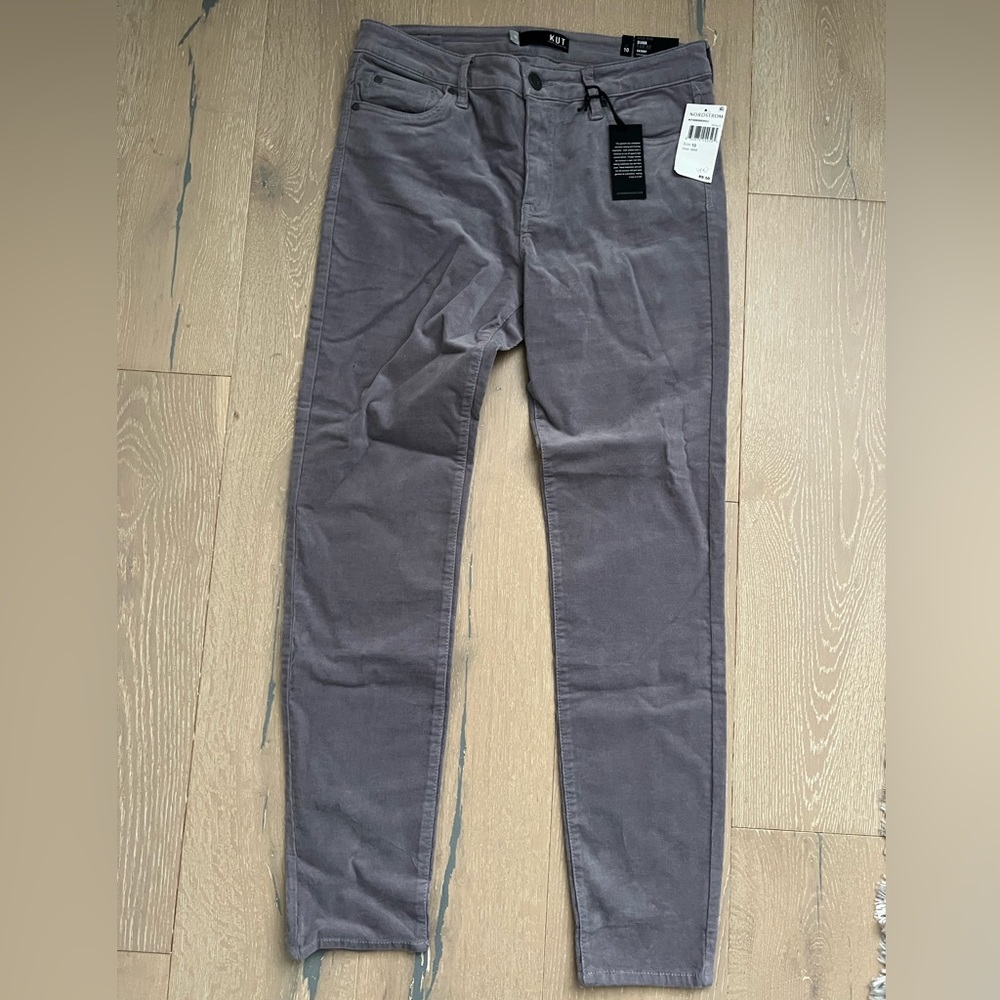 KUT From The Kloth High-Rise Skinny Corduroy Pants